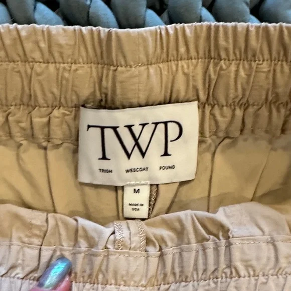 Light Beige Drawstring Pants - Picture 2 of 5